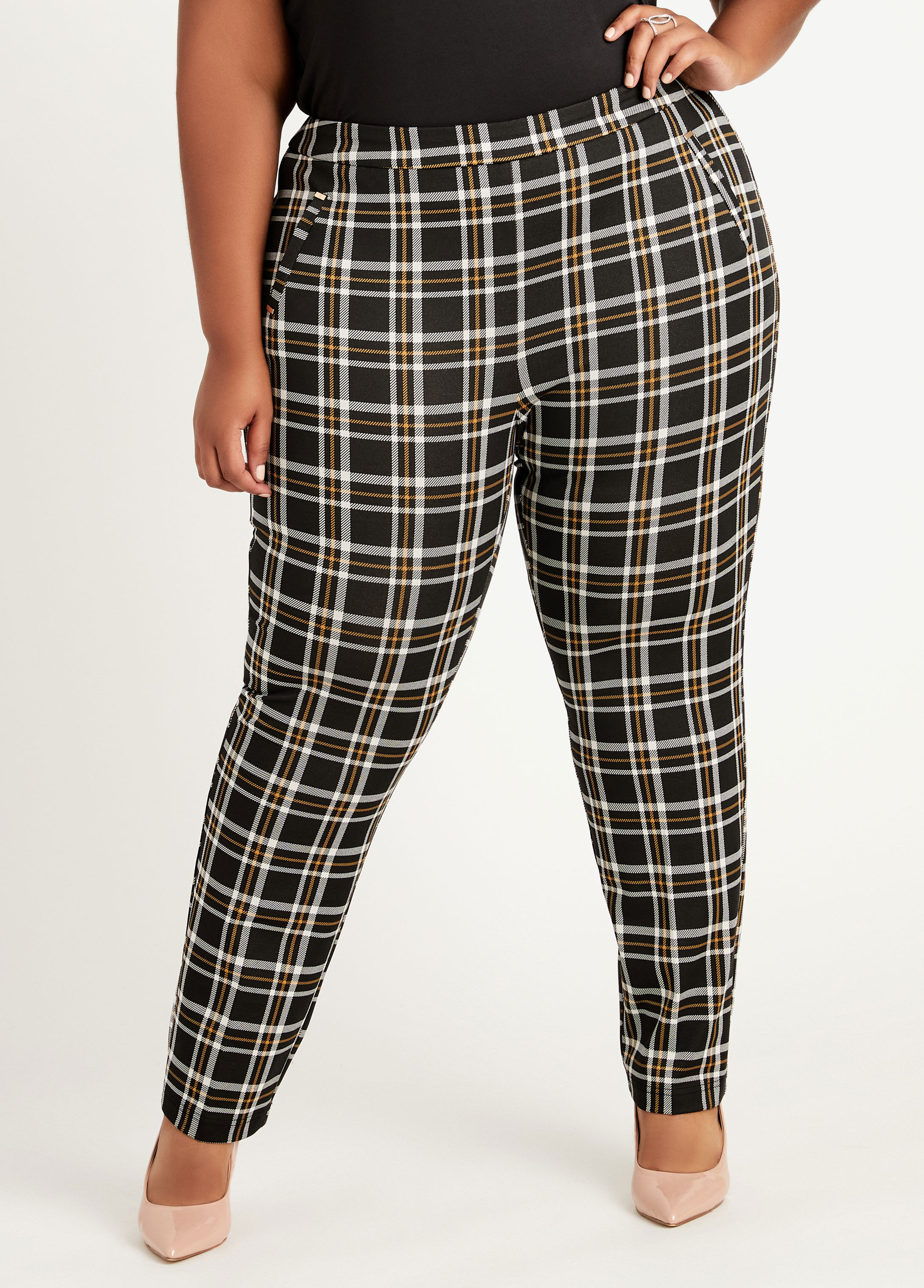 plus size ankle pants for work