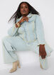 Frayed Denim Trucker Jacket, Lt Sky Blue image number 4