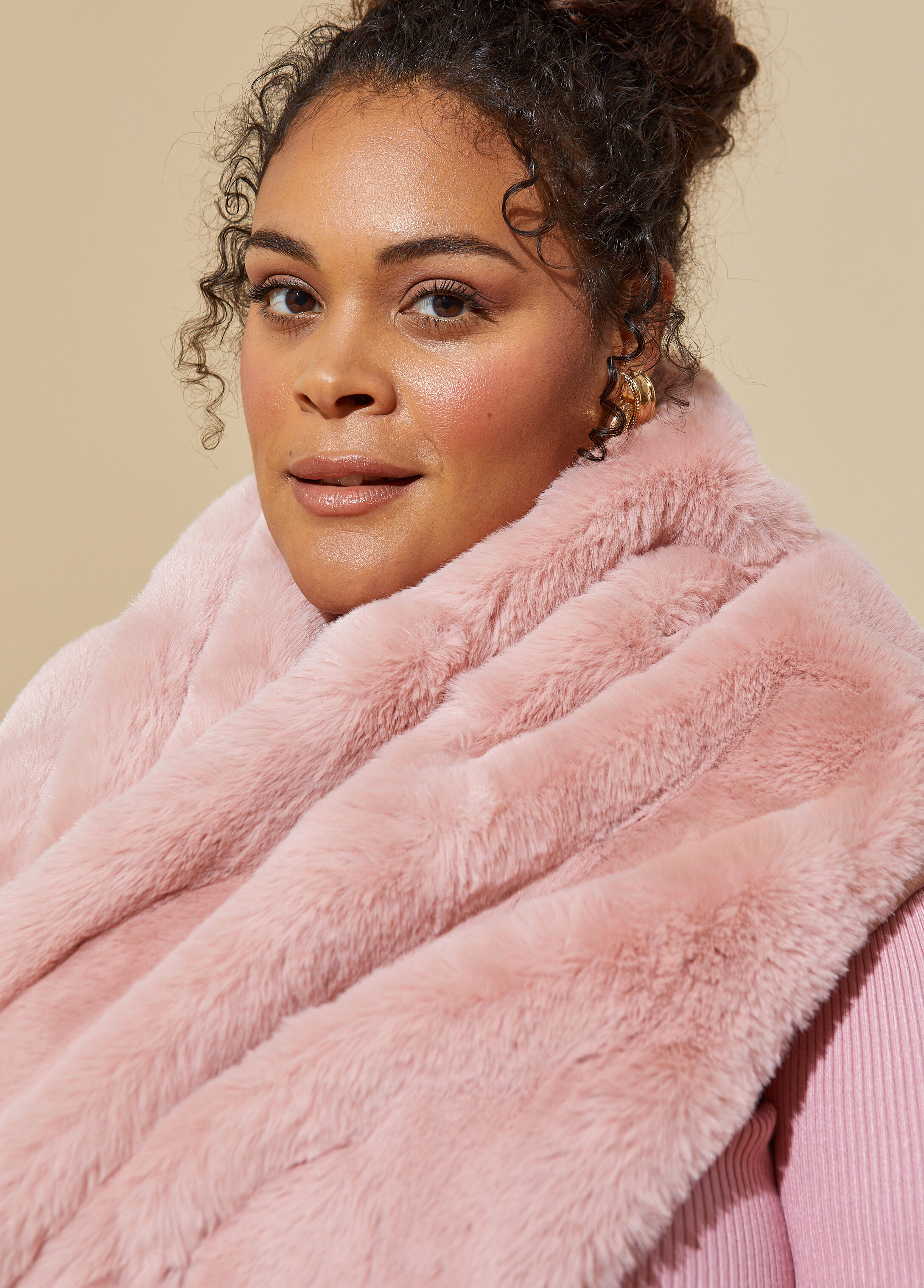 Plus Size Faux Fur Shawls Wrap Faux Fur Shawl Winter Accessories