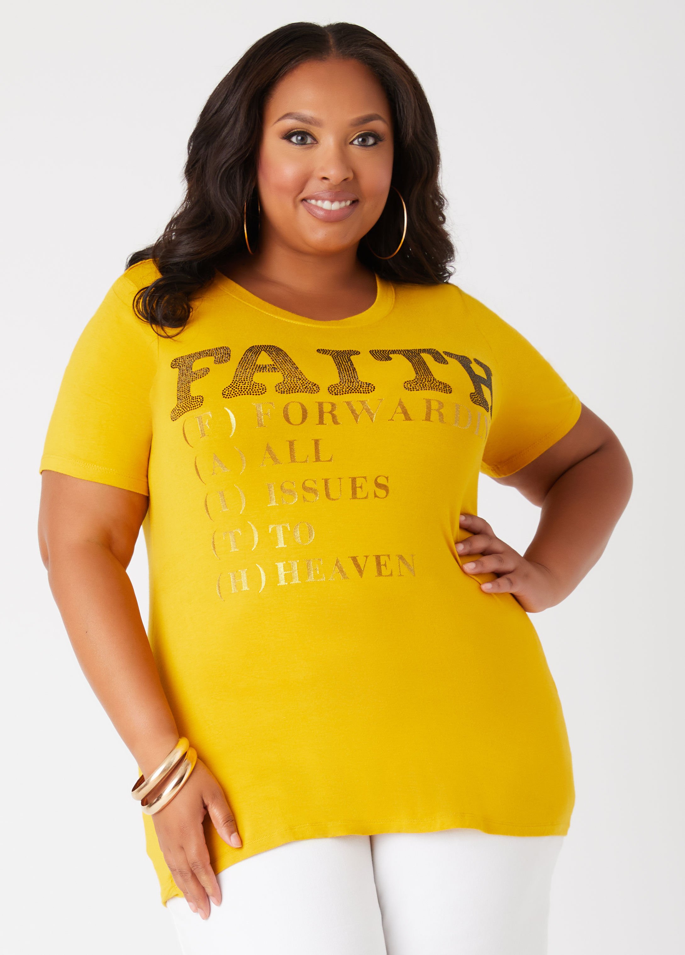 Forwarding Faith Embellished Tee