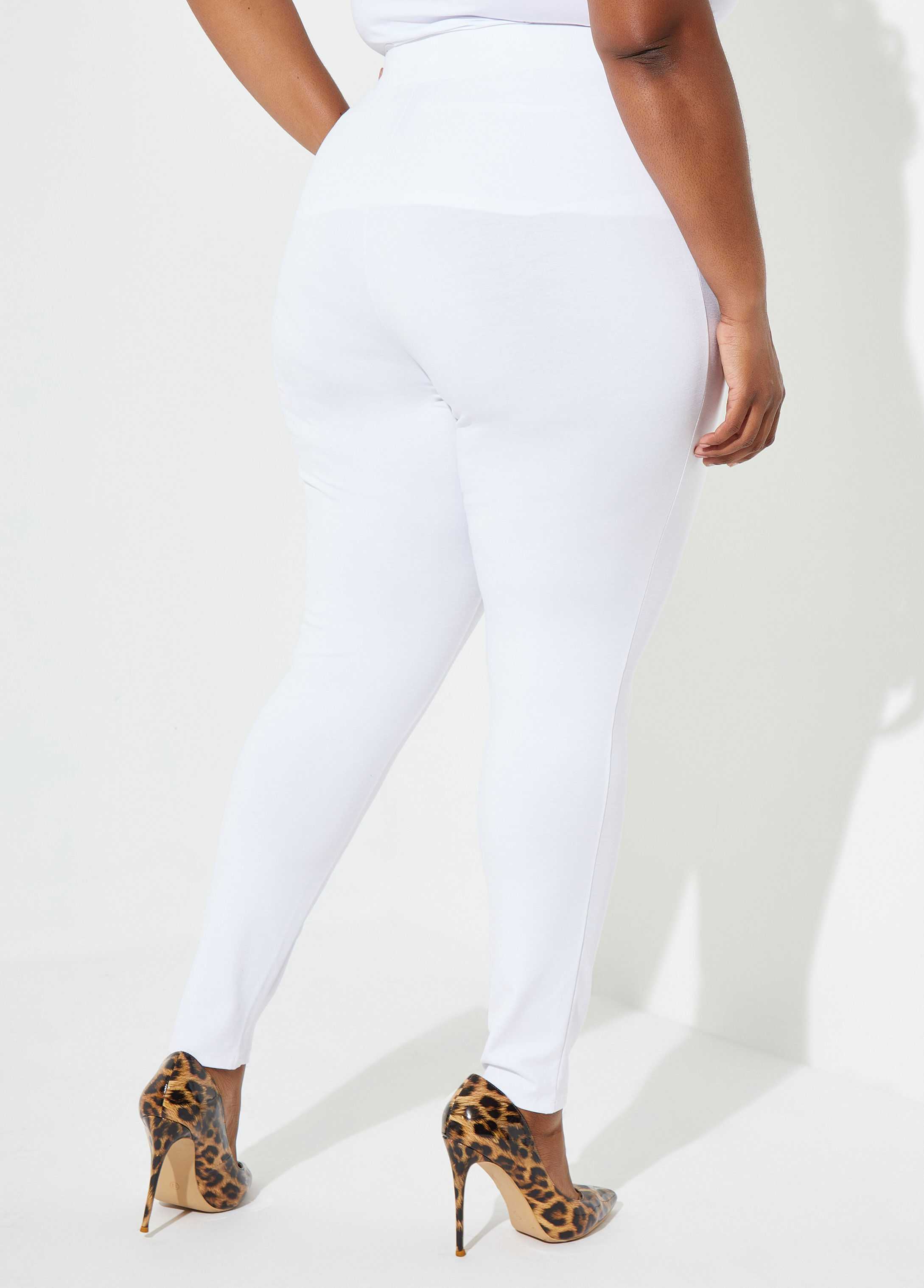 Buy Comfortable White High-Rise Jeggings For Women Online | Amydus