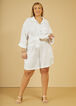 Chill Out Embroidered Gauze Shirt, White image number 4