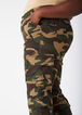 Drawstring Camo Cargo Jeans, Multi image number 2