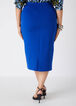 Pocketed Ponte Midi Pencil Skirt, Surf The Web image number 1