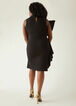 Bow Embellished Sheath Dress, Black image number 1