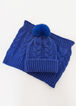 Pom Pom Hat & Scarf Gift Set, Surf The Web image number 1