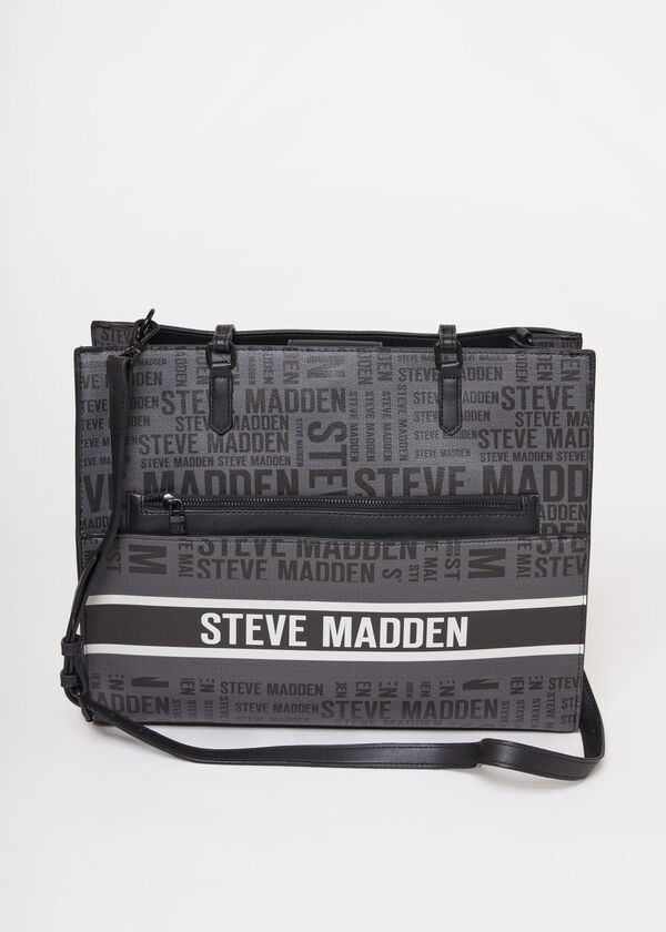 Steve Madden BLivia Logo Tote, Black image number 0