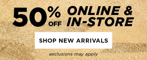 50% off Sitewide