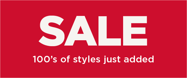 SALE - 100s OF STYLES JUST ADDED  - Shop Now.