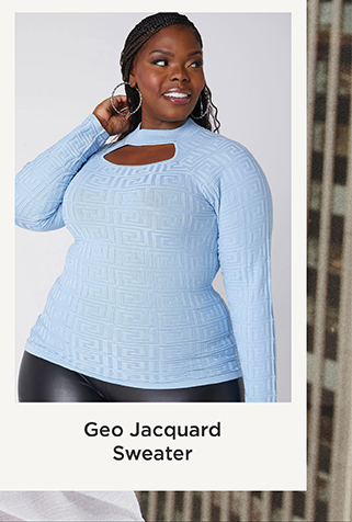 Geo Jacquard Sweater