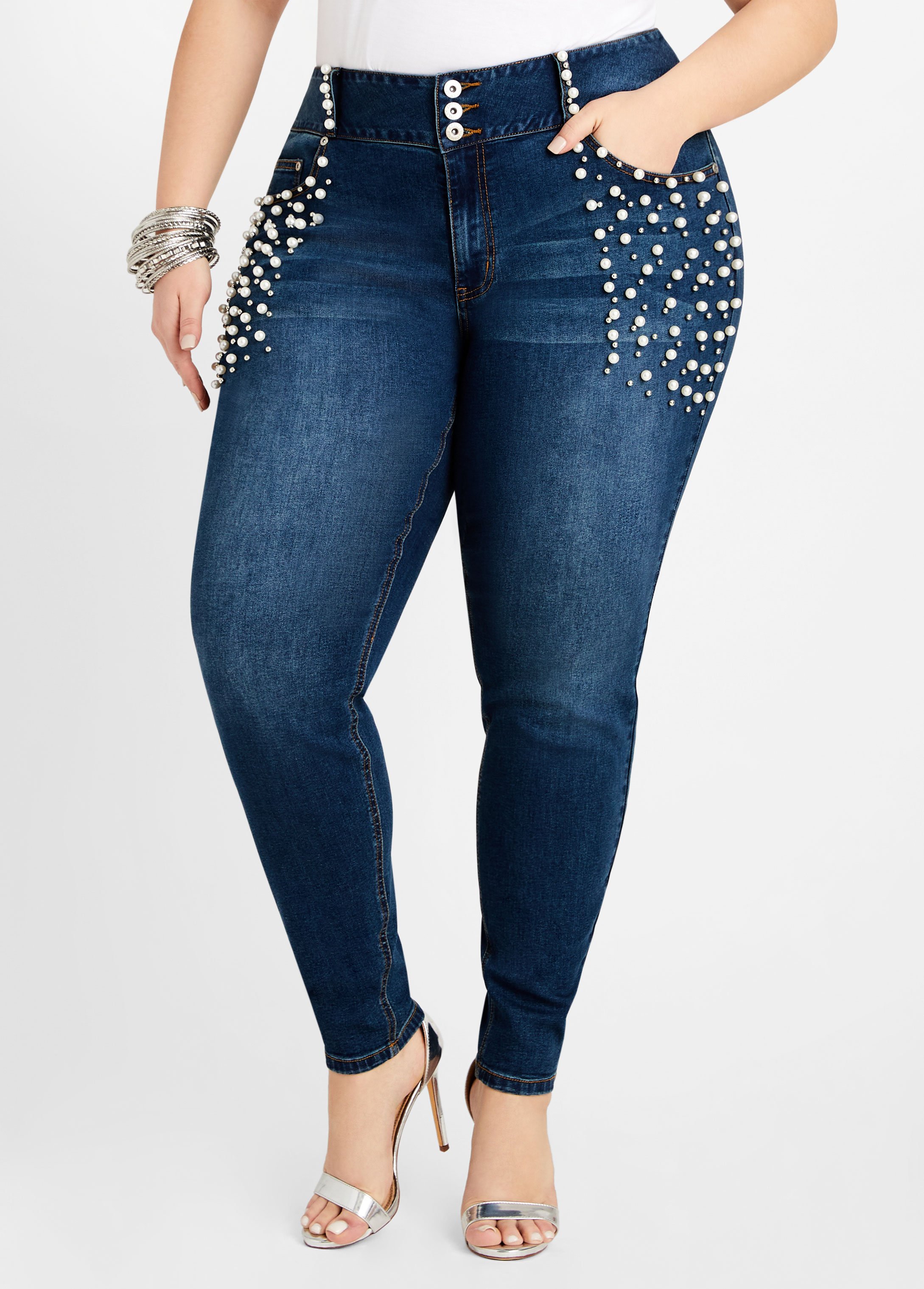 Ashley stewart fashion skinny jeans