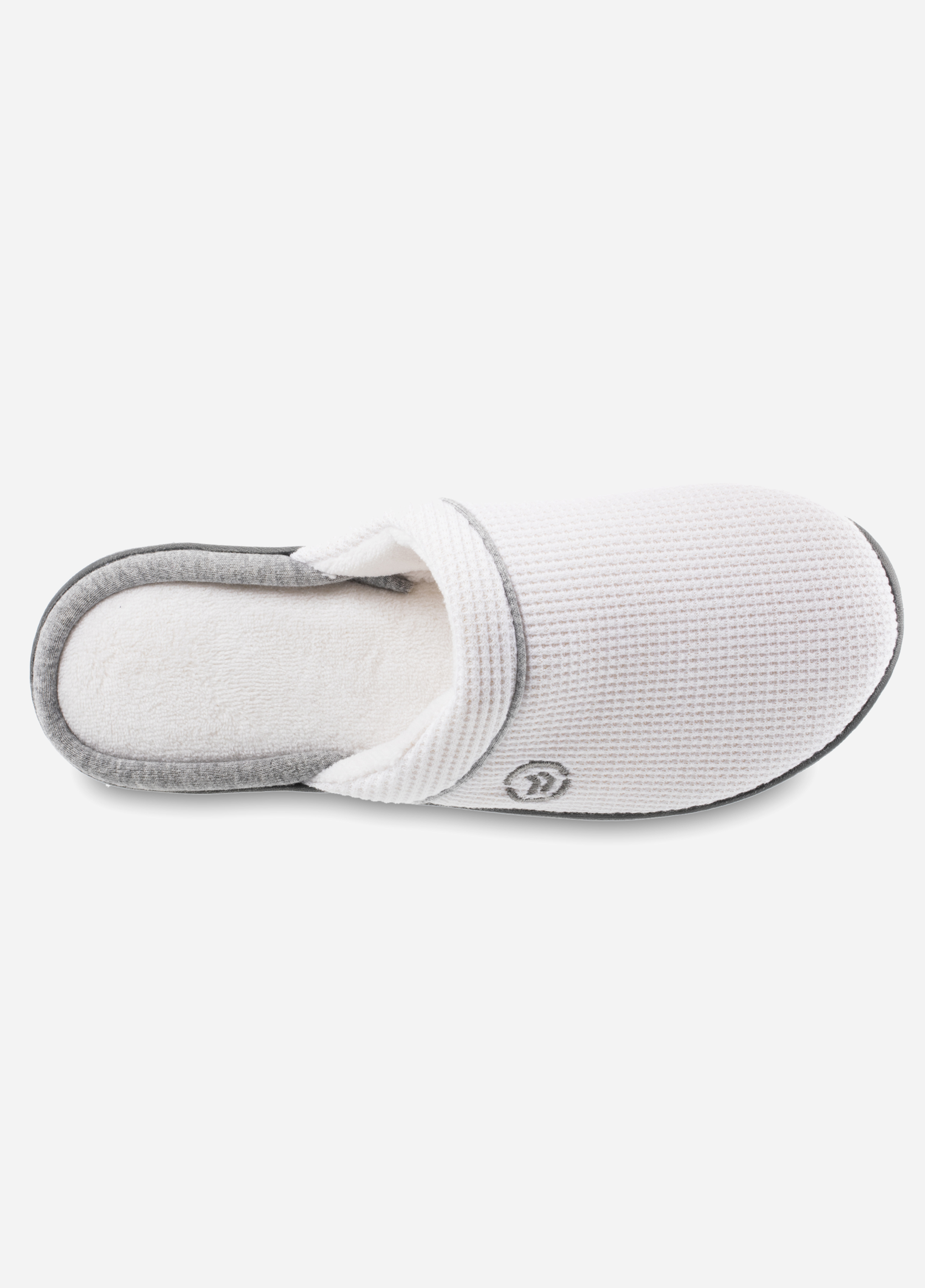 Isotoner waffle knit online clog slippers