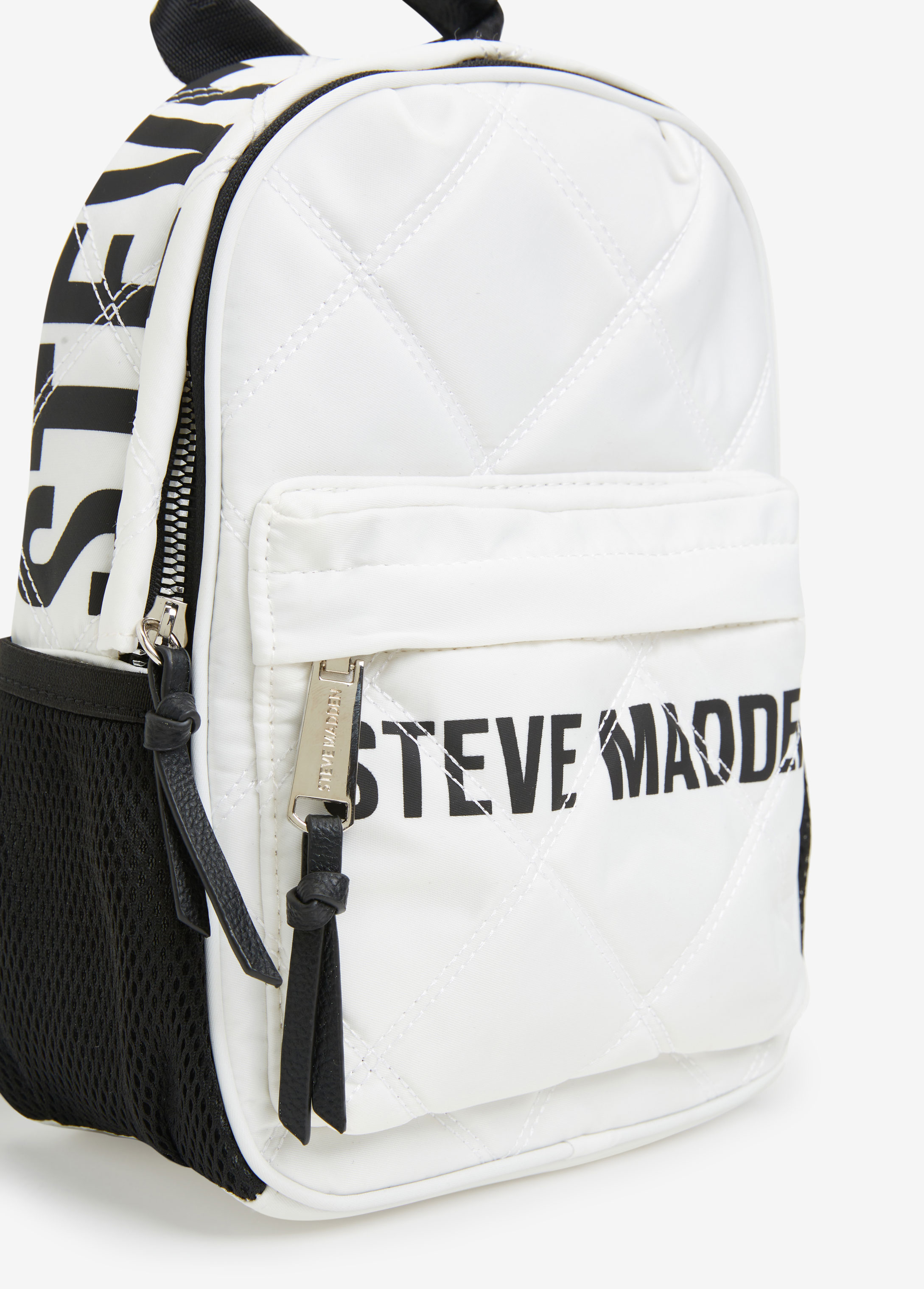 Black and white steve madden outlet backpack