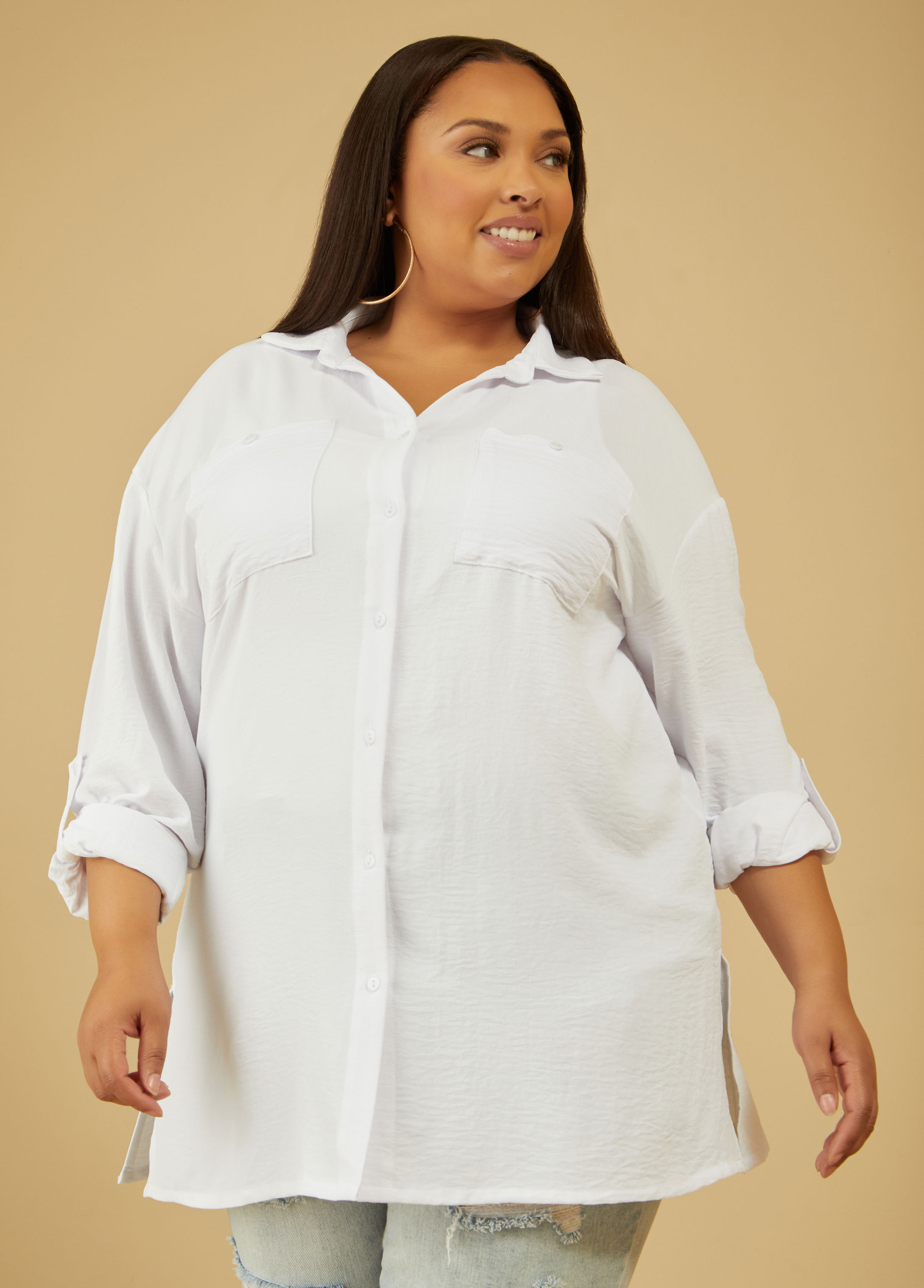 Plus Size Shirt Plus Size Casual Tops Plus Size Summer Fashion