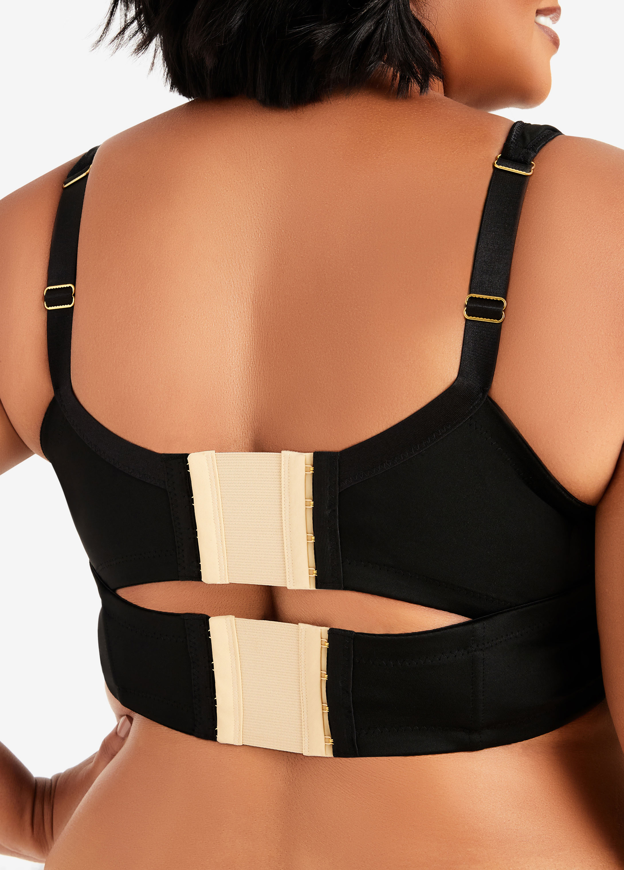 2-pack Clip On Bra Extender Extension 3 Hooks Women Plus Size