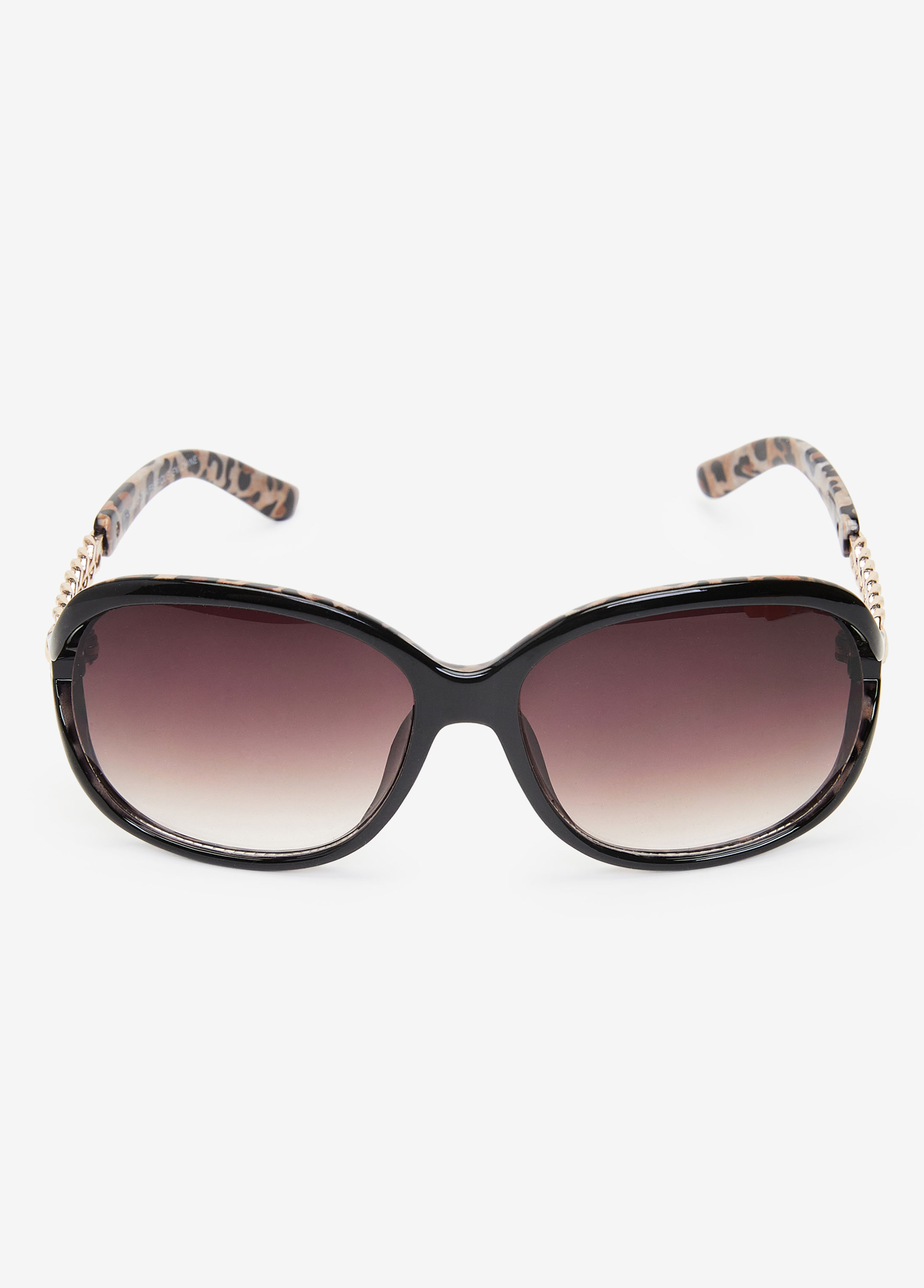 Luxury Square Flat Top Retro Celebrity Inspired Fashion Sunglasses P2136 -  Black-smoke Lens - CX11JQQFKER