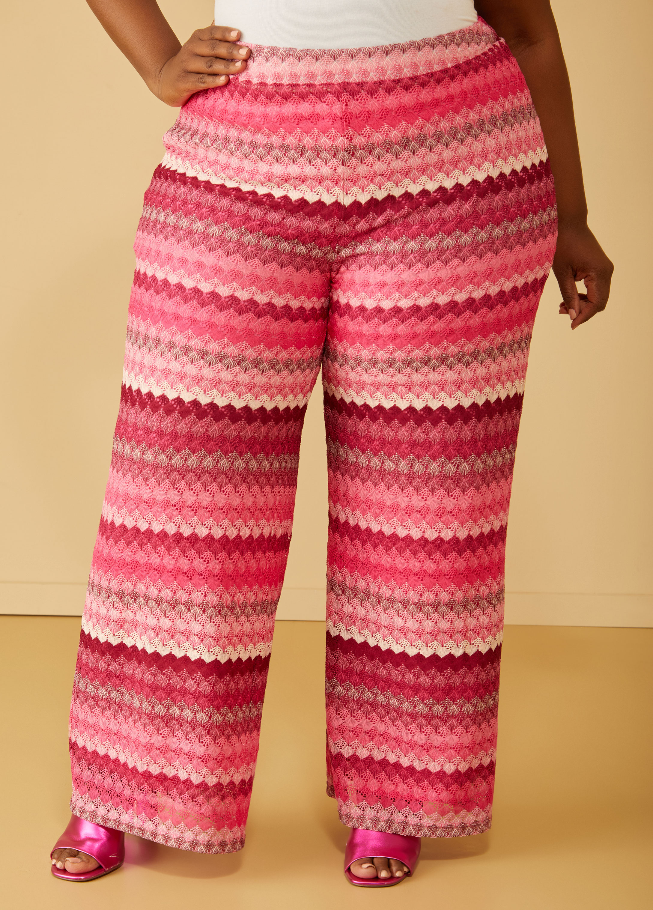 Crochet Wide Leg Pants