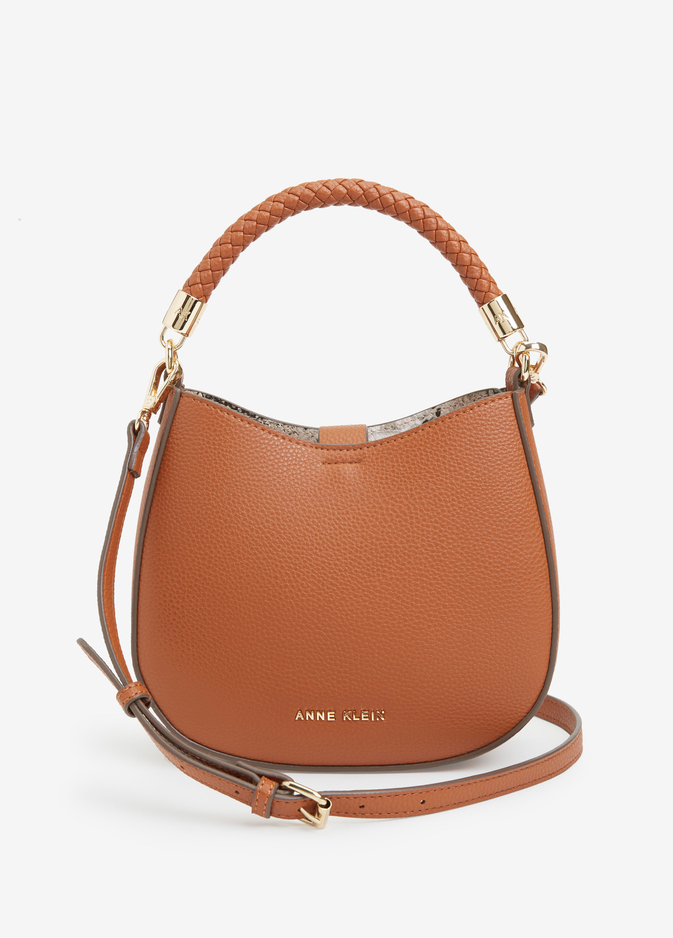 Trendy Crossbody Bag Anne Klein Everyday Purse Vegan Leather