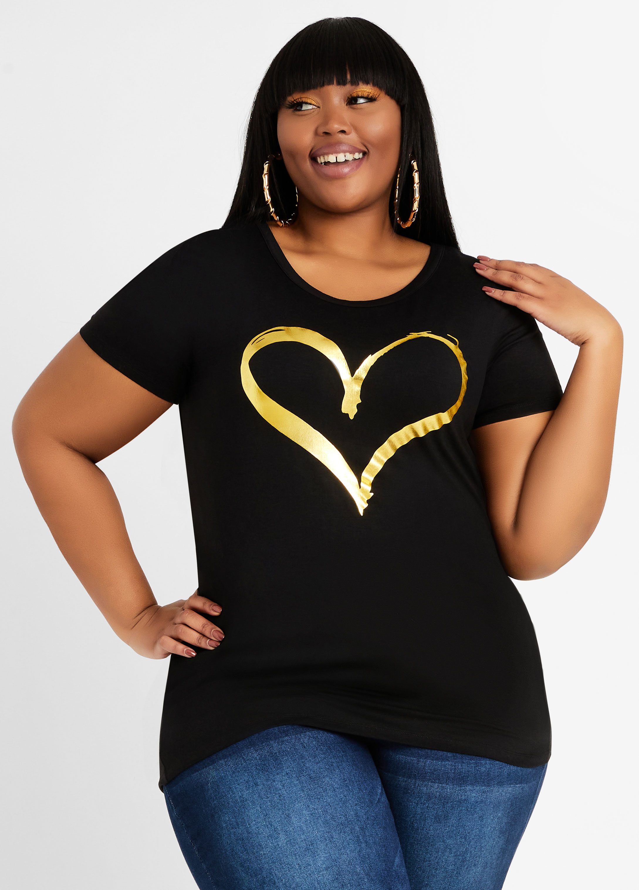 Size XL NWT BALANCE COLLECTION BLACK HEARTS