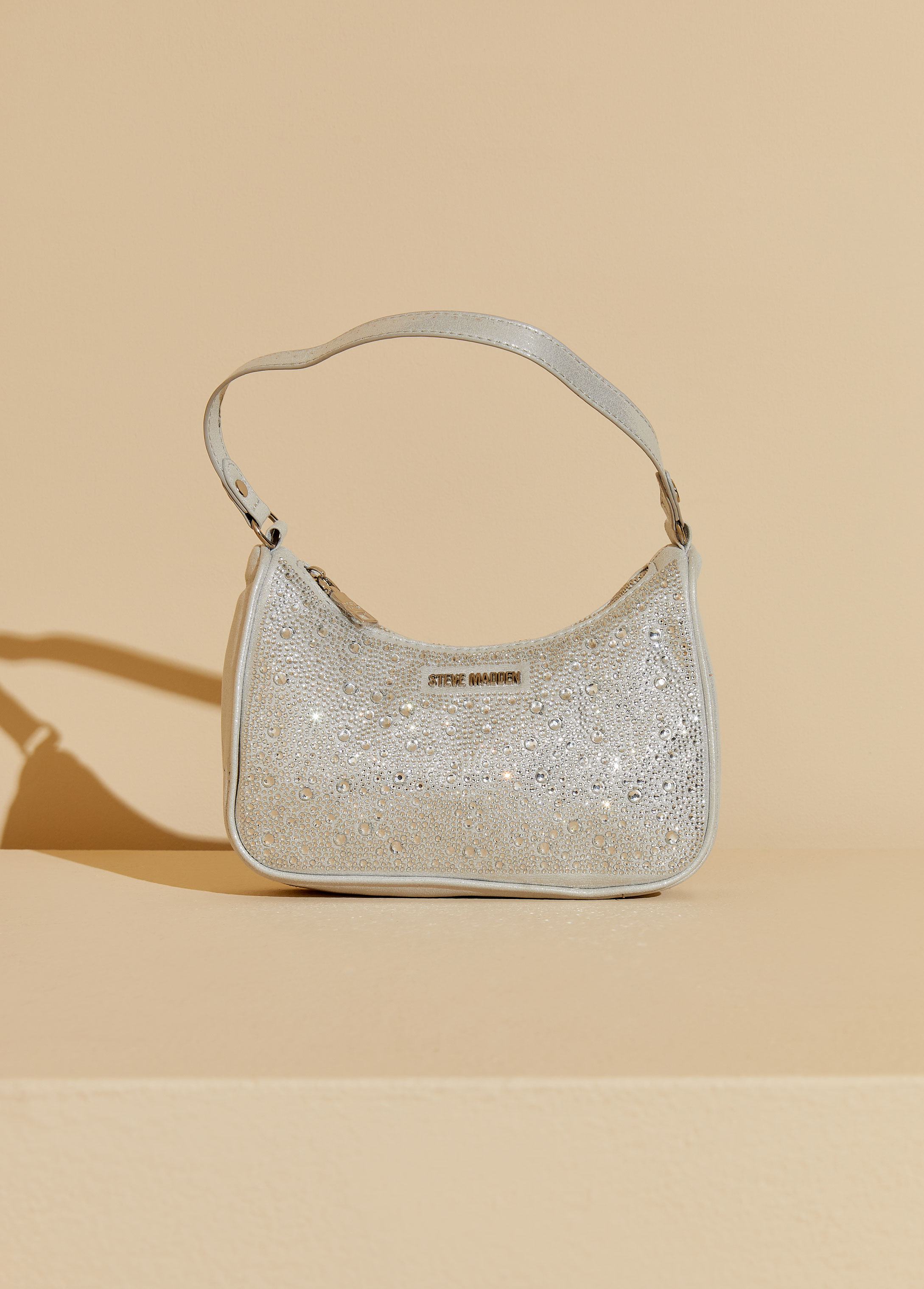 Designer Steve Madden BPauli shoulder bag 90s fashion silver bags