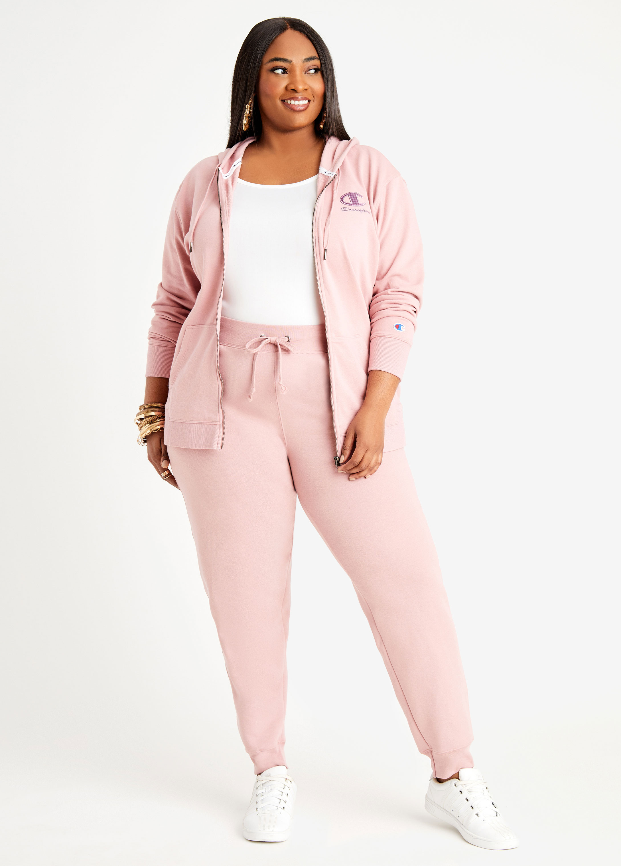 Plus size champion tracksuit sale