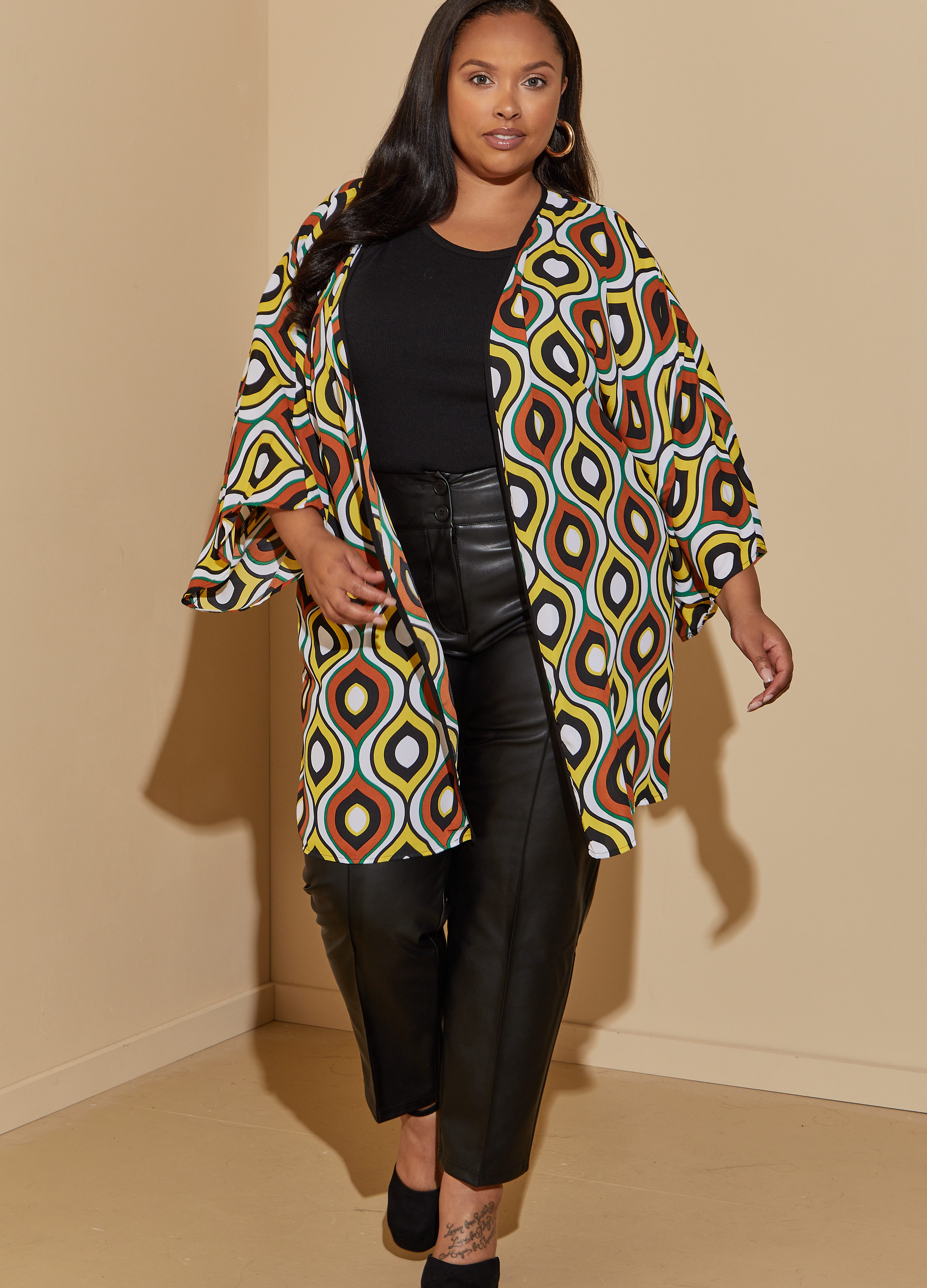 Multi-color Ankara African Fabric Lineaned Kimono Jacket – Home of African  Fashion