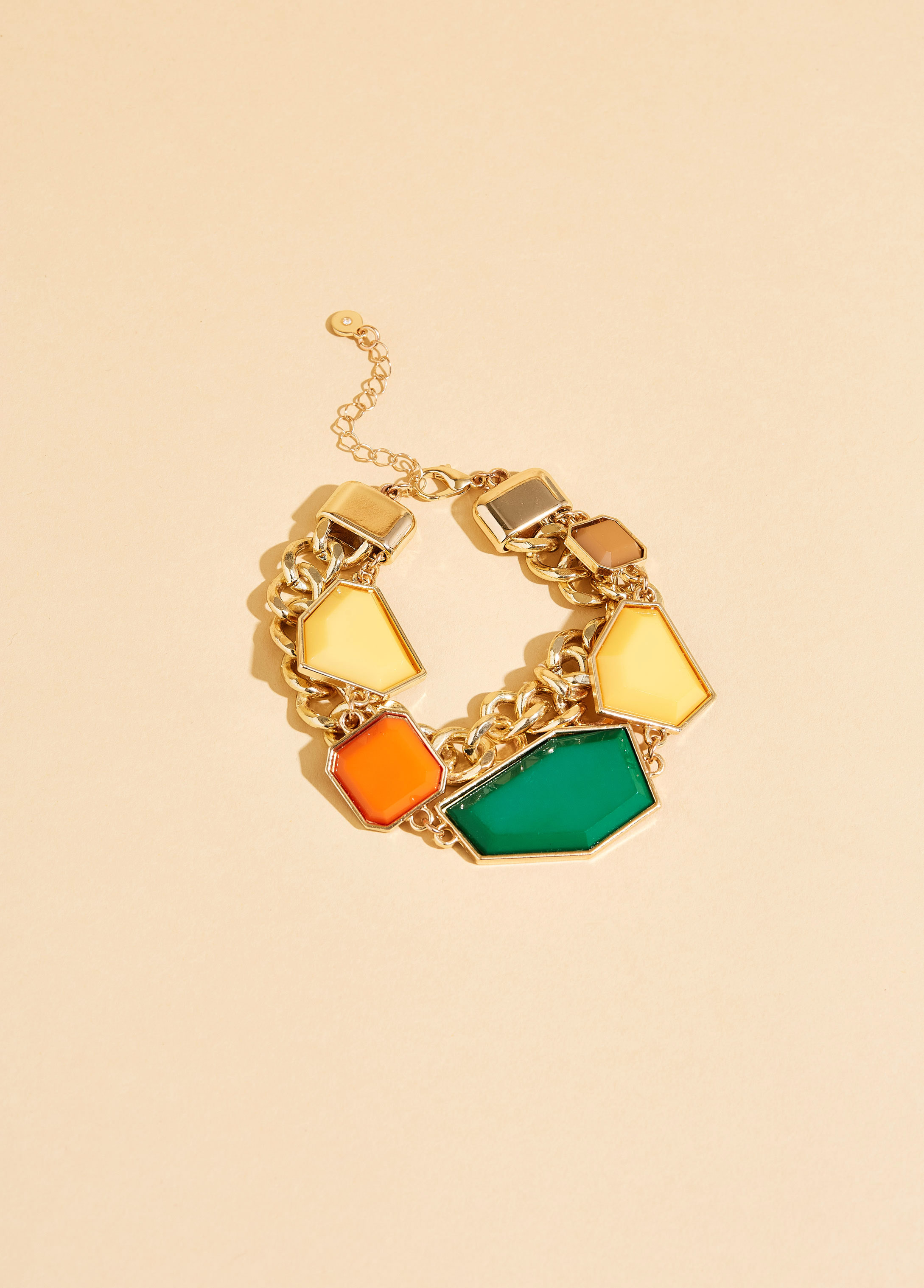 Savannah Brushed Gold & Stone Bracelets – ali & bird jewelry