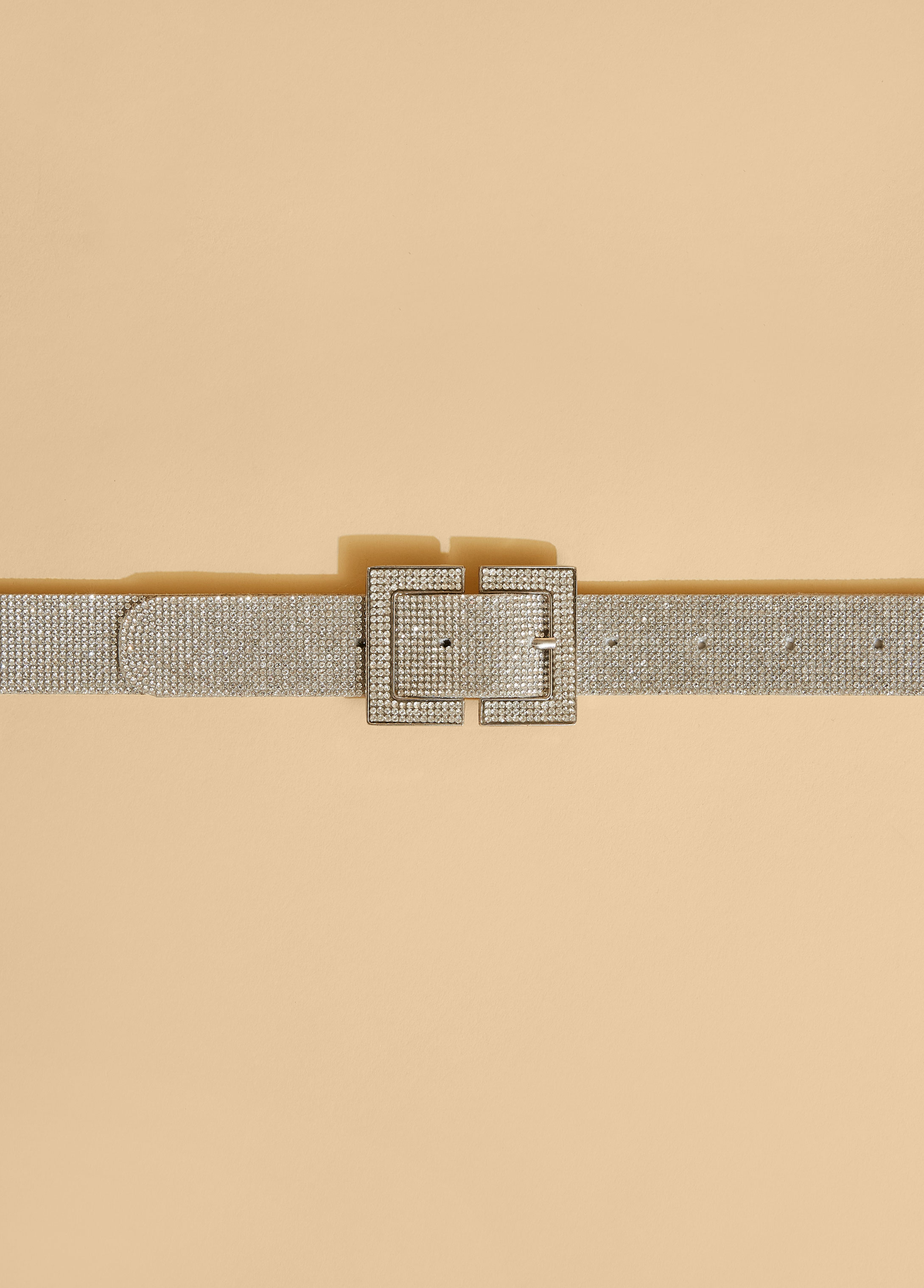 Plus Size Trendy Crystal Waist Cinch Belt Plus Size Belts