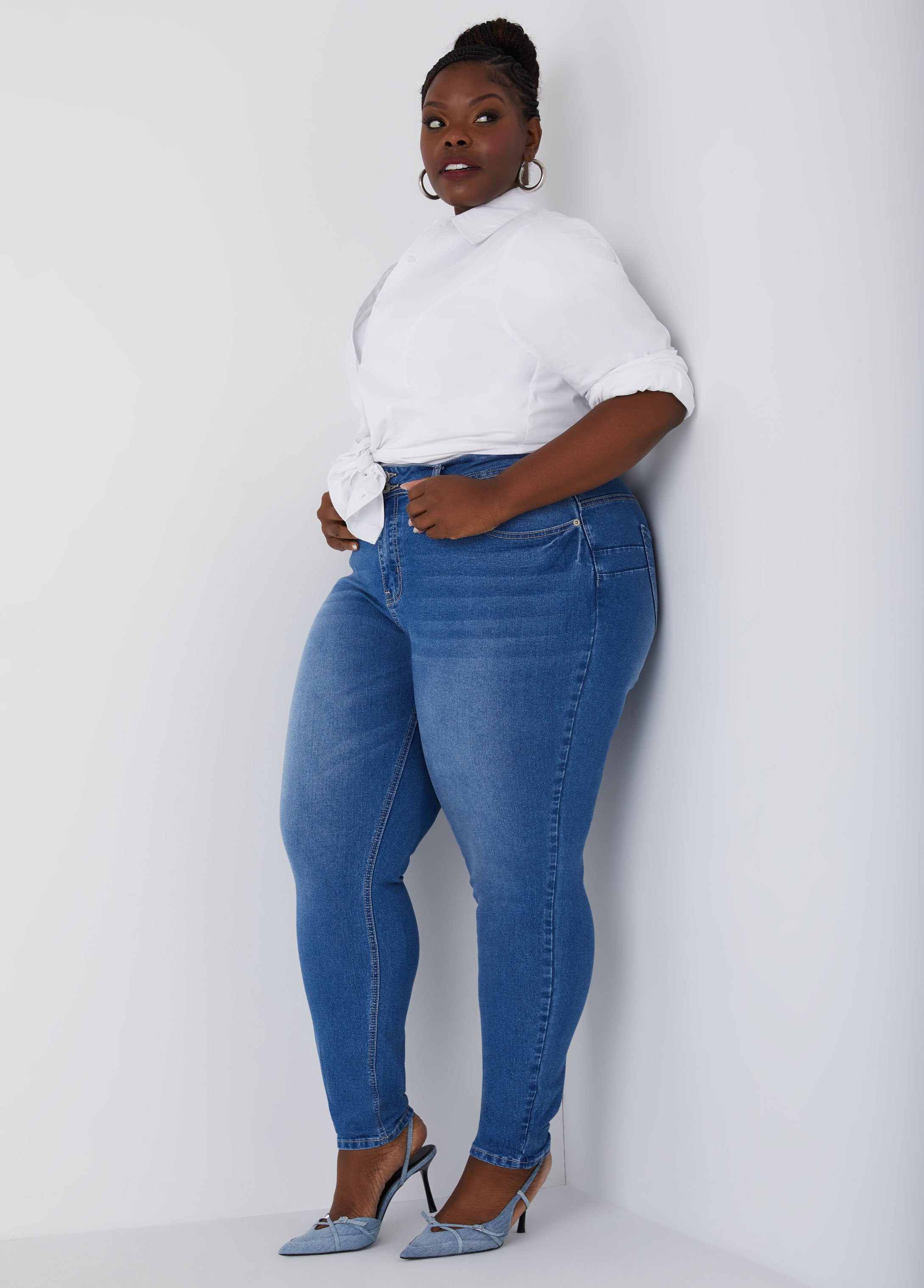 Ashley stewart fashion skinny jeans