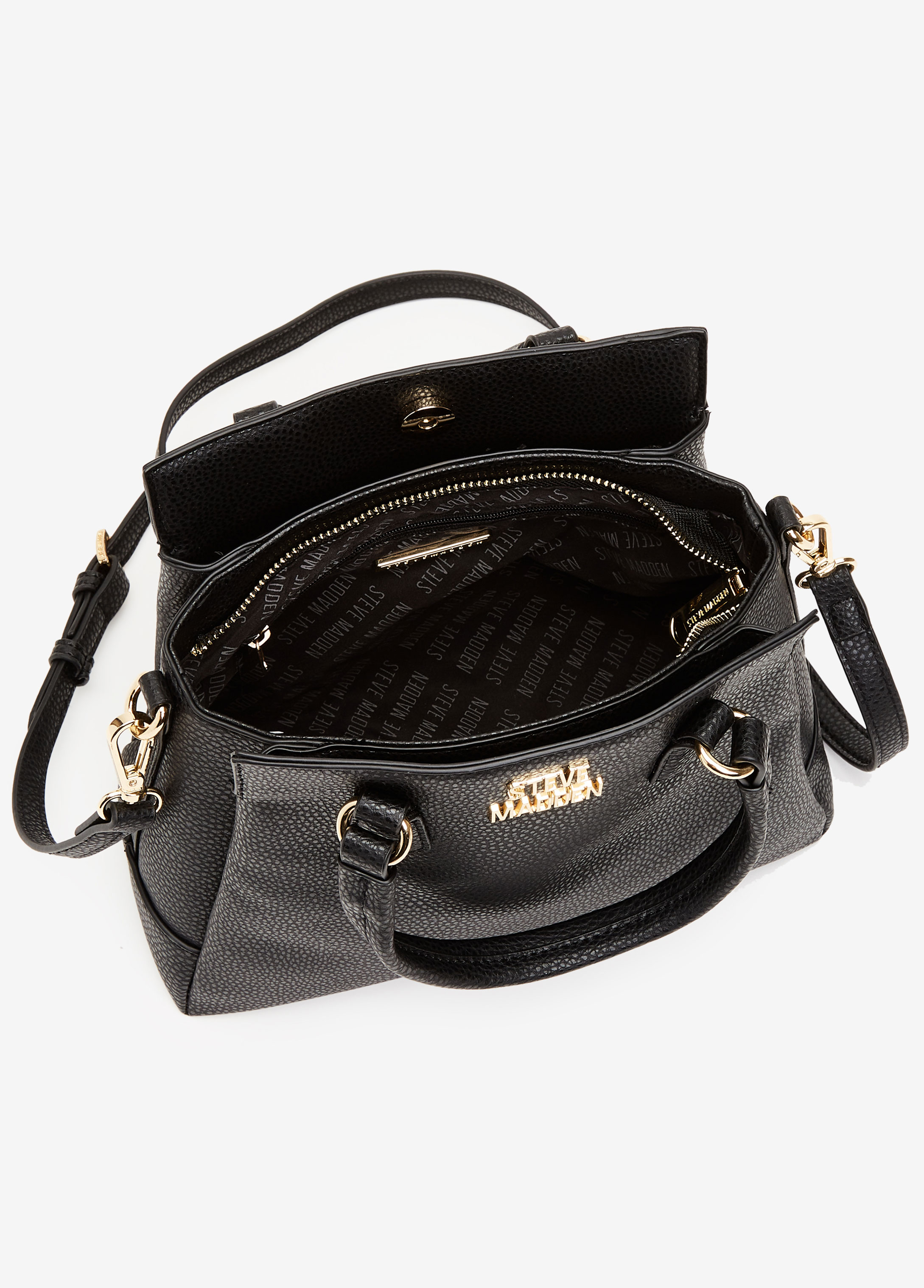 Steve Madden Bags | Steve Madden Black Bevelyn Bag | Color: Black | Size: Os | Felishafortin's Closet