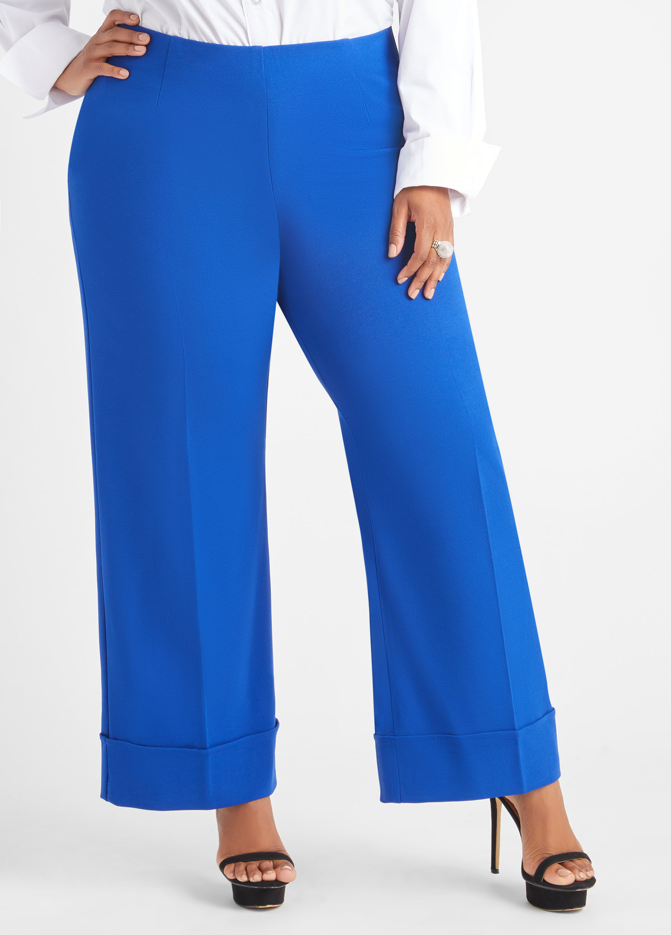 plus-size-plus-size-work-pants-stretch-pull-on-cuffed-wide-leg-pants