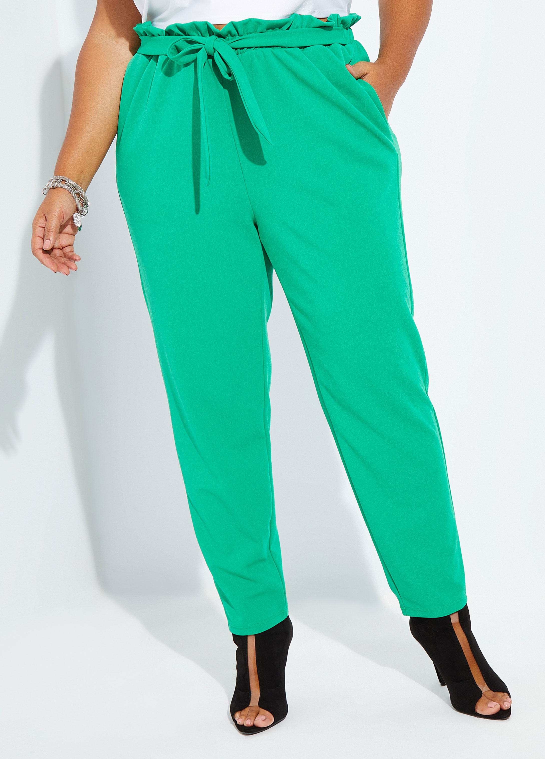 plus-size-tapered-pants-business-casual-plus-size-slim-pants