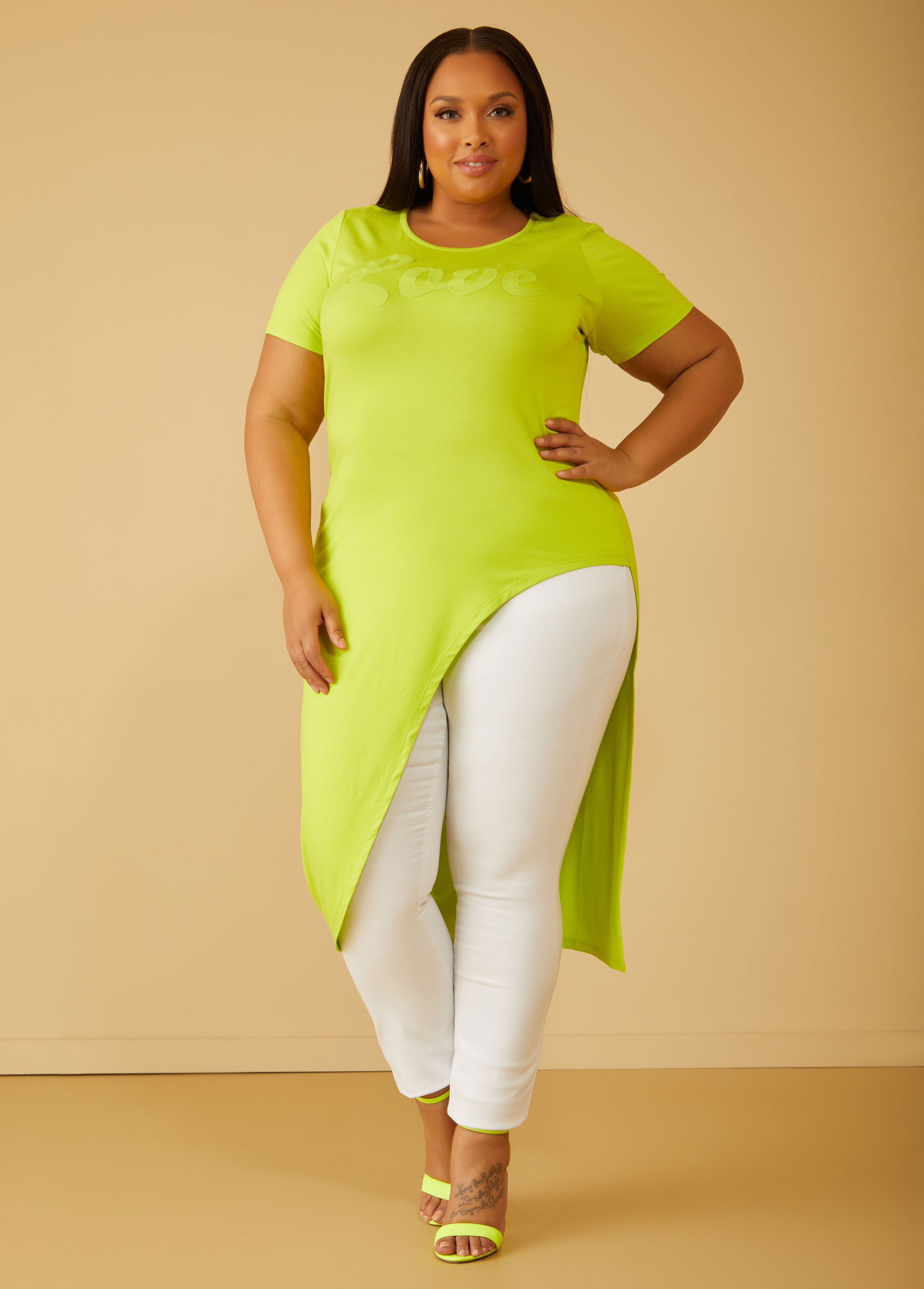 Plus Size Love Graphic Tee Shirt Plus Size Jersey T Shirt 1427